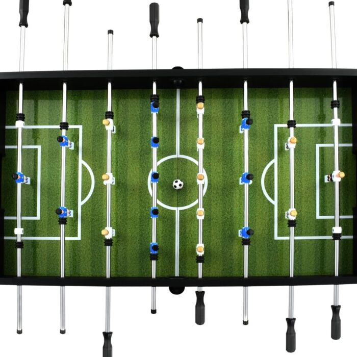 Vidaxl Football Table Steel 60 Kg 140x74.5x87.5 Cm Black