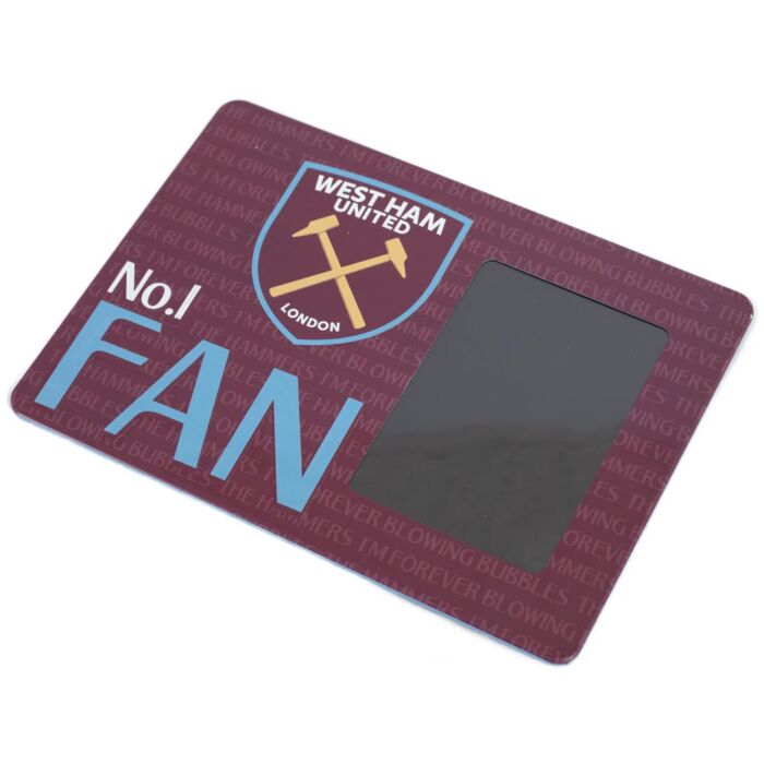 West Ham United Fc No1 Fan Picture Frame Sign