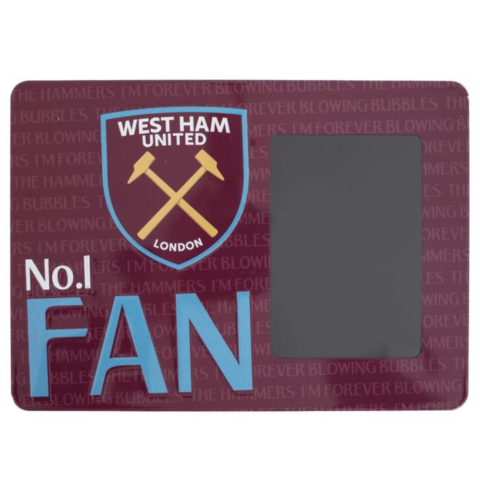 West Ham United Fc No1 Fan Picture Frame Sign