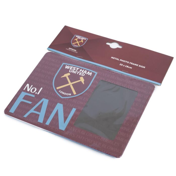 West Ham United Fc No1 Fan Picture Frame Sign