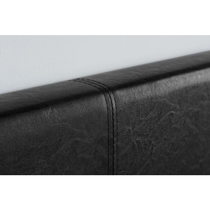 Berlin Small Double Ottoman Bed Black