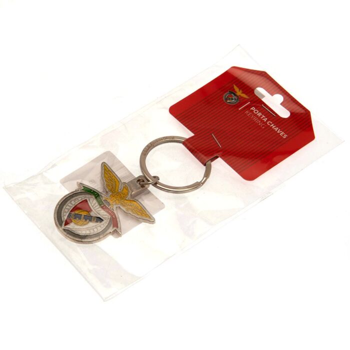 Sl Benfica Crest Keyring