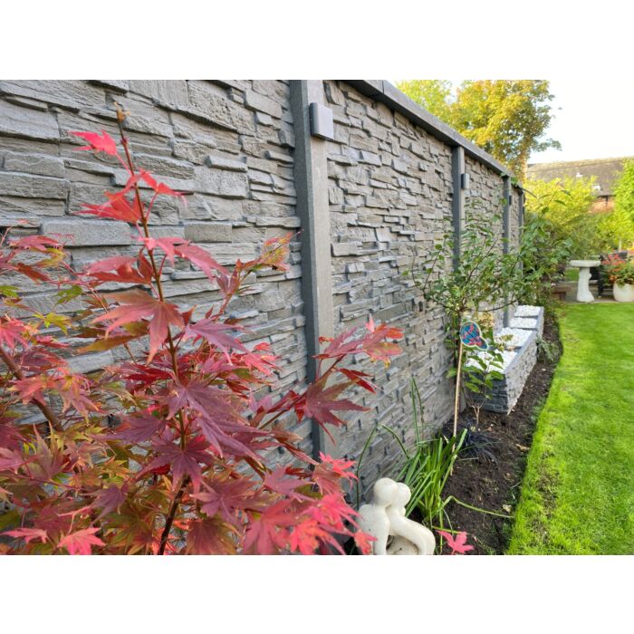 Lakeland Slate 6ft Cascade Waterfall Feature - Surface Mounted - Moody Blue