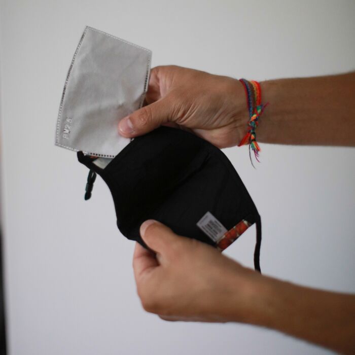 Reusable Fashion Face Covering - Pink Hearts (adult)