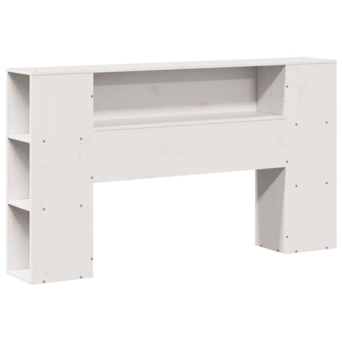 Vidaxl Bed Frame Without Mattress White 150x200 Cm King Size Solid Wood Pine