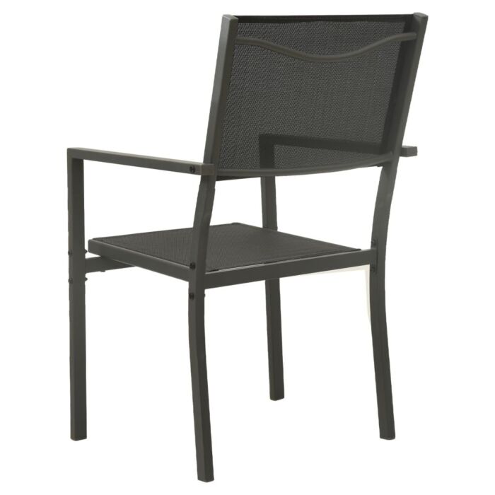 Vidaxl 7 Piece Outdoor Dining Set Steel