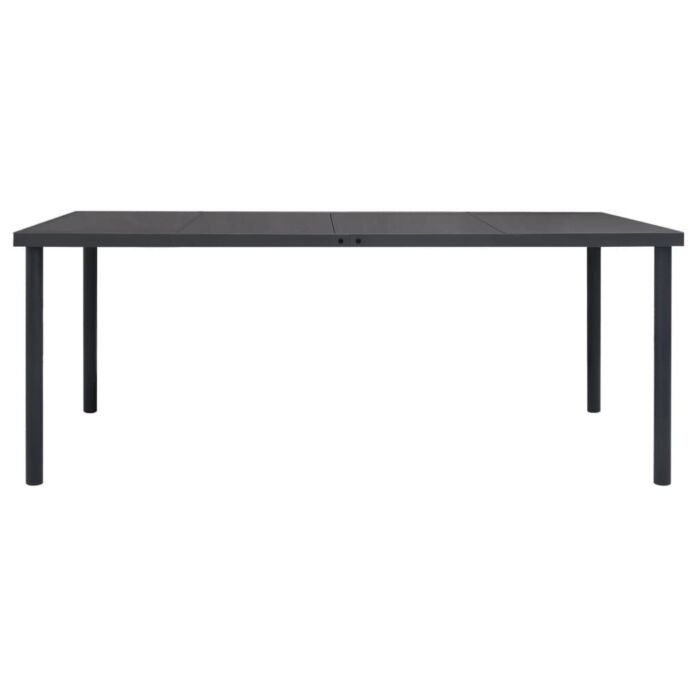 Vidaxl 7 Piece Outdoor Dining Set Steel