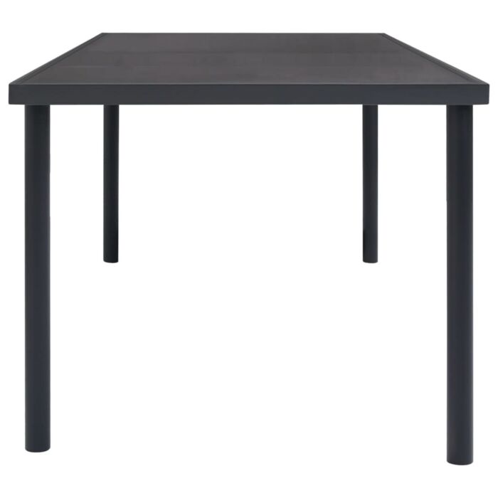 Vidaxl 7 Piece Outdoor Dining Set Steel