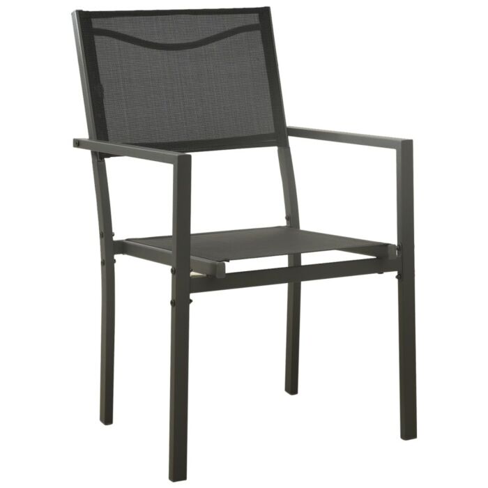 Vidaxl 7 Piece Outdoor Dining Set Steel
