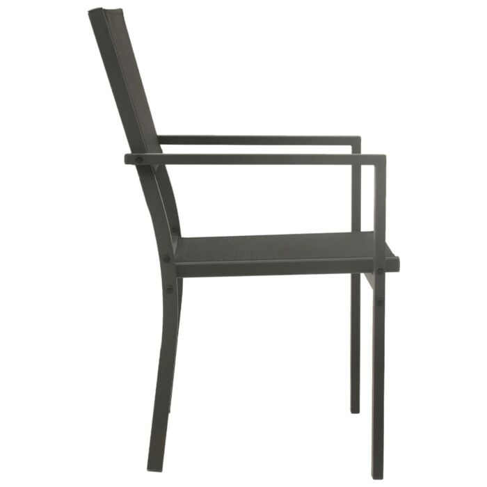 Vidaxl 7 Piece Outdoor Dining Set Steel
