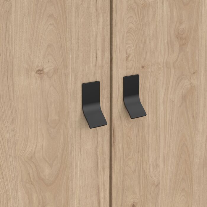 Ry Wardrobe 3 Doors + 3 Drawers In Jackson Hickory Oak