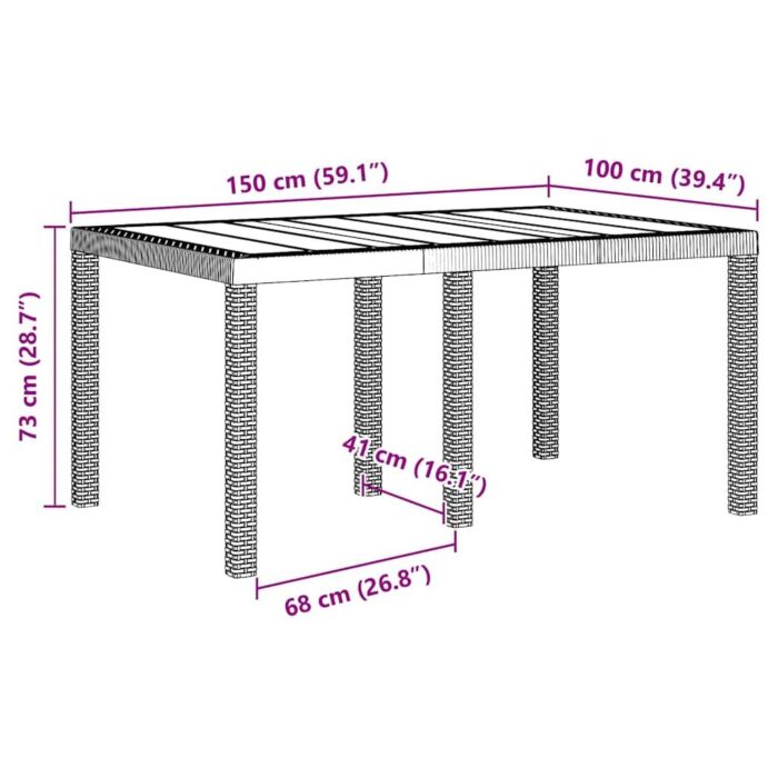 Vidaxl 7 Piece Garden Dining Set With Cushions Light Grey Poly Rattan