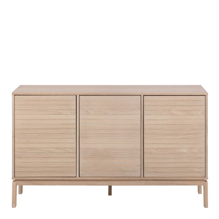Linley 3 Door Sideboard In White Oak
