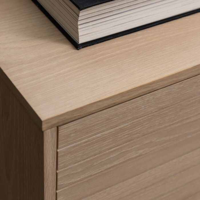 Linley 3 Door Sideboard In White Oak