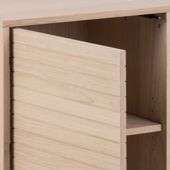 Linley 3 Door Sideboard In White Oak