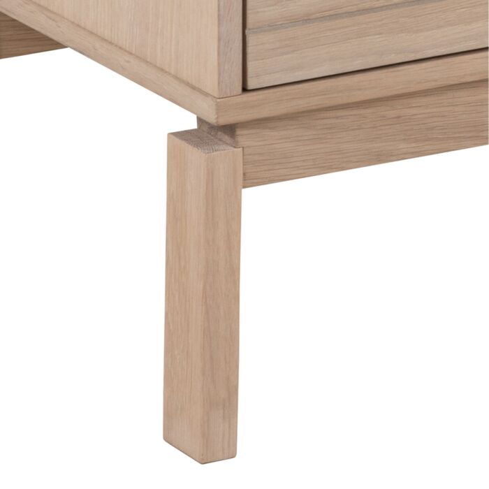 Linley 3 Door Sideboard In White Oak