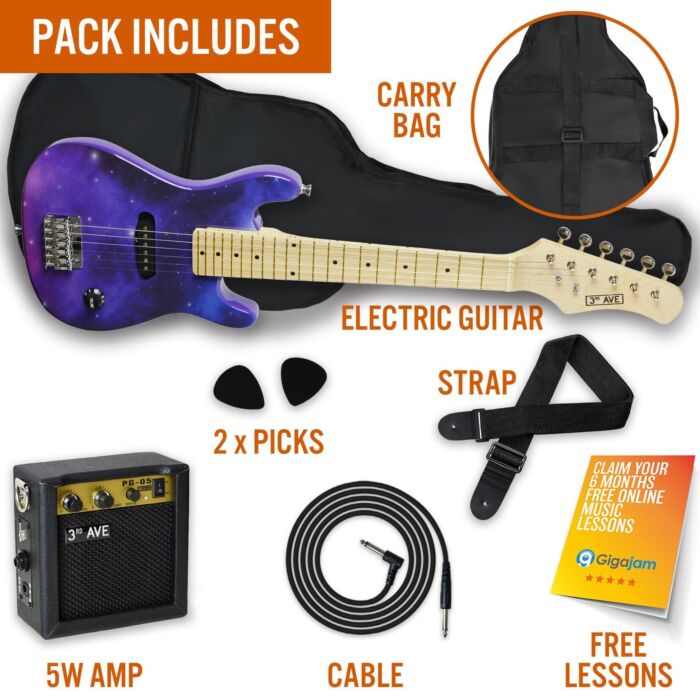 3rd Avenue Junior Electric Guitar Pack