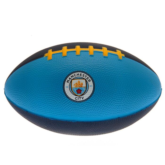Manchester City Fc Mini Foam American Football