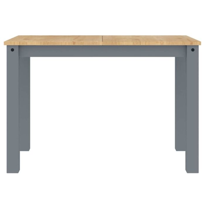 Vidaxl 5 Piece Dining Set Panama Grey Solid Wood Pine
