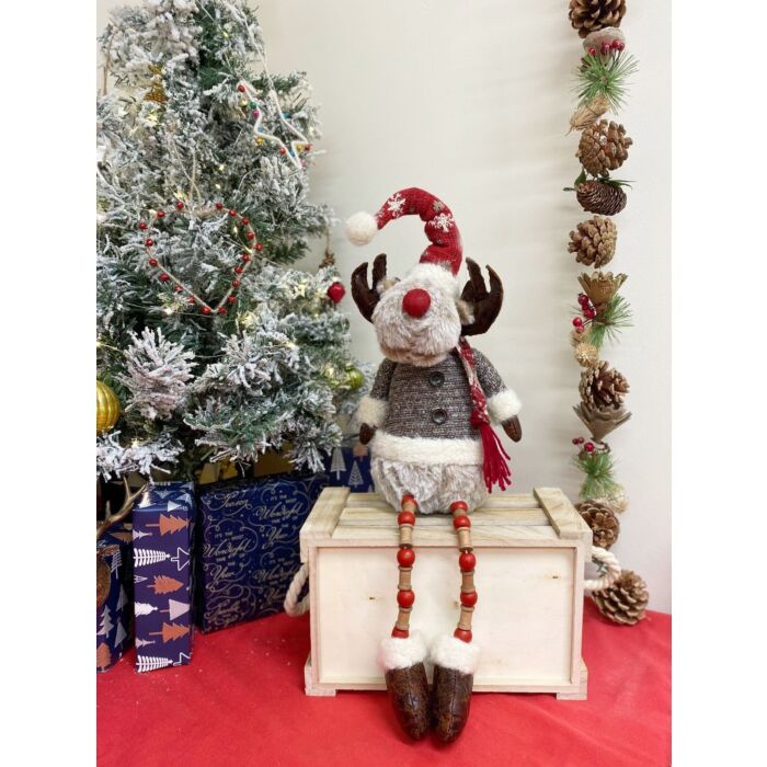 Sitting Reindeer With Dangly Legs