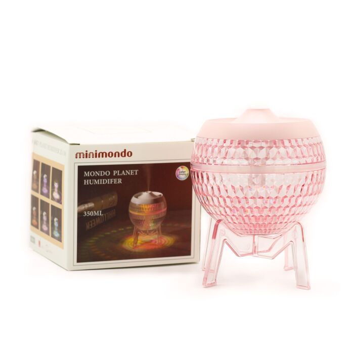Pink Humidifer Mondo Planet - Usb - Colour Change (down Light)