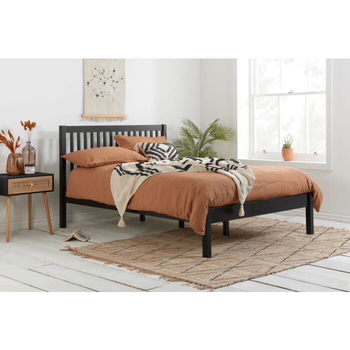 Nova Double Bed Black