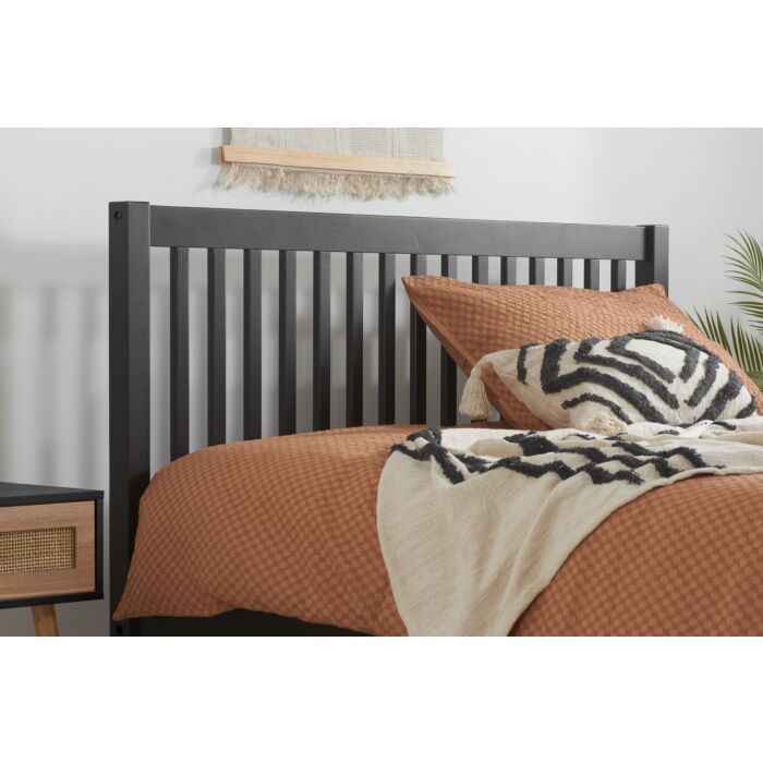 Nova Double Bed Black