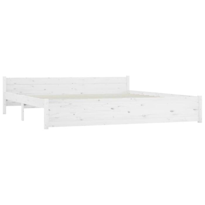 Vidaxl Bed Frame With Drawers White 200x200 Cm