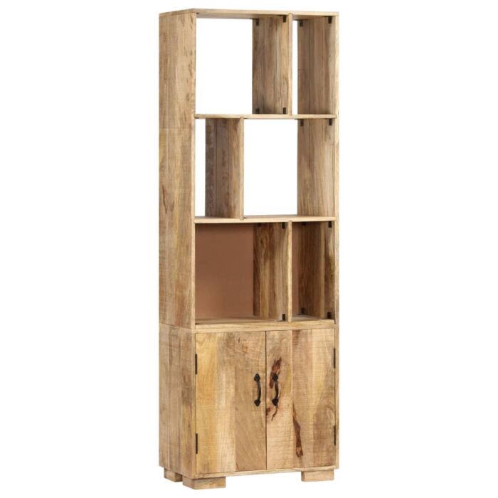 Vidaxl Bookshelf 60x35x180 Cm Solid Mango Wood