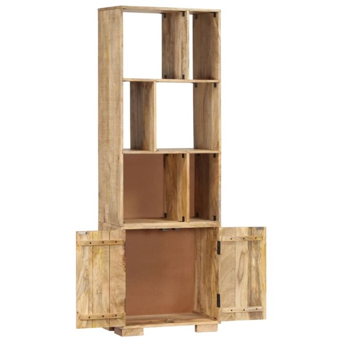 Vidaxl Bookshelf 60x35x180 Cm Solid Mango Wood