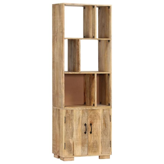Vidaxl Bookshelf 60x35x180 Cm Solid Mango Wood