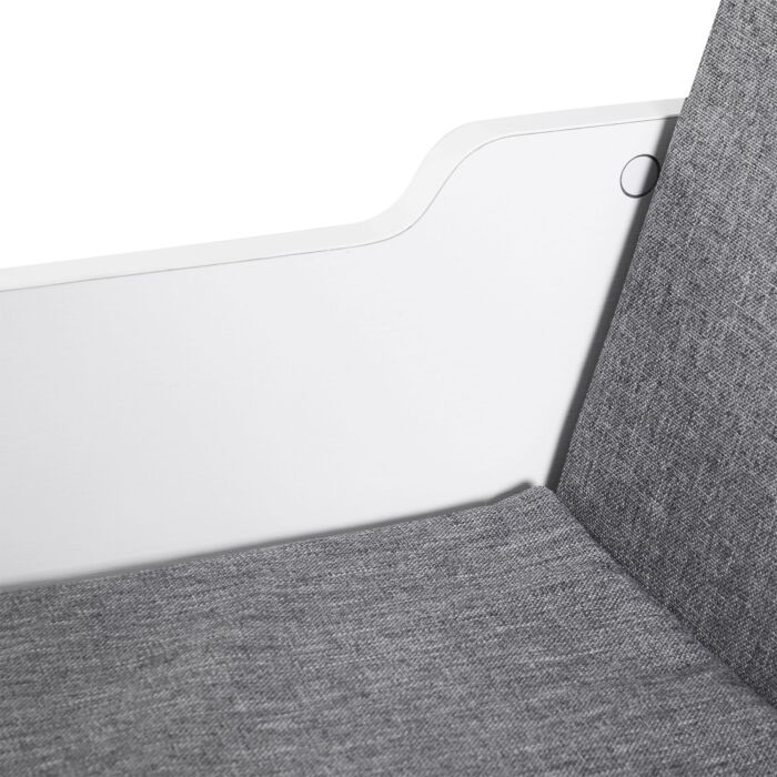 Homcom Bookcase Shelf Storage Seat With Cushion Sideboard Kids Children Reading Organizer White
