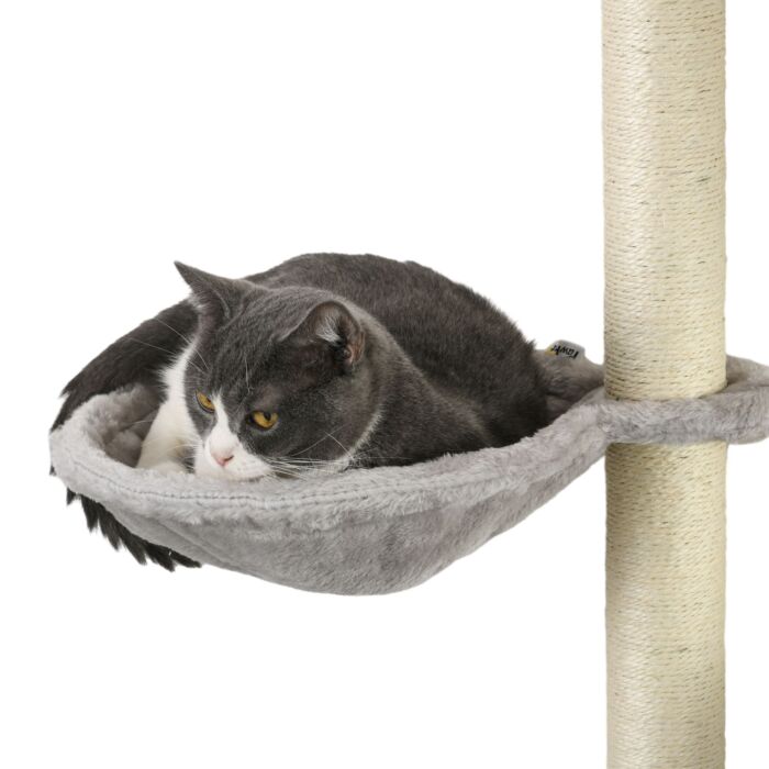 Pawhut 4-piece Cat Wall Furniture, Grey