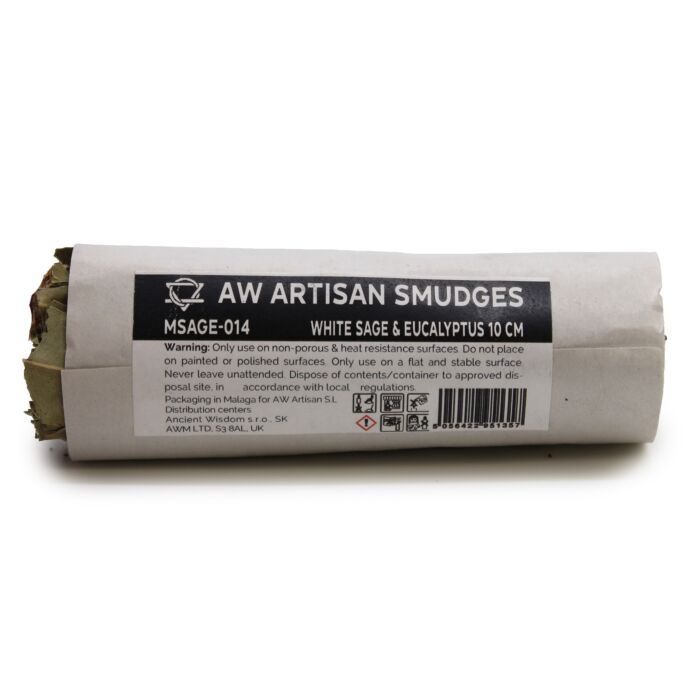 Smudge Stcik - White Sage & Eucalyptus 10 Cm