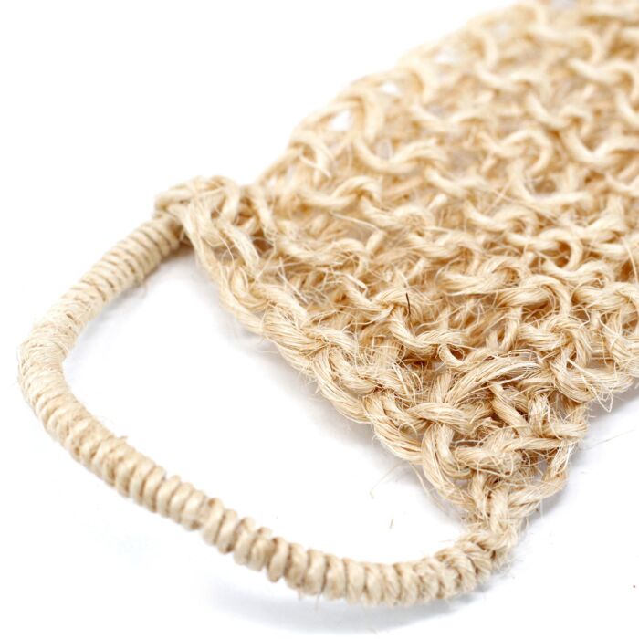 Sisal Sponge And Scrub - Exfoliating Back Scrub
