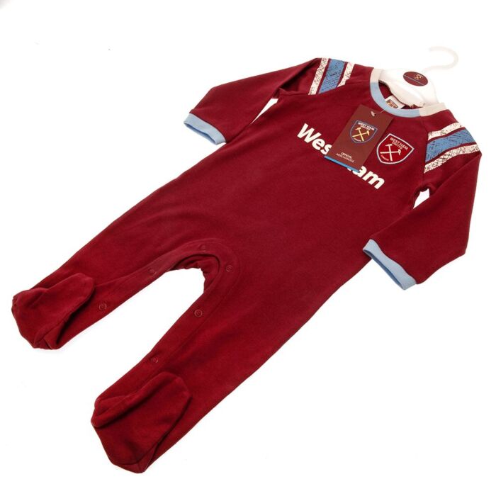West Ham United Fc Sleepsuit 9-12 Mths St