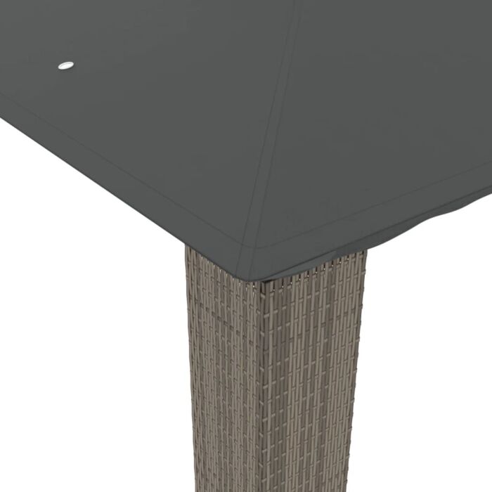 Vidaxl Gazebo With Double Roof Anthracite 2.94x2.94 M Steel