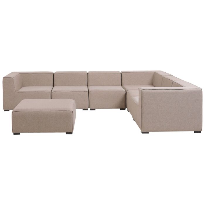 Beliani outdoor store corner sofa