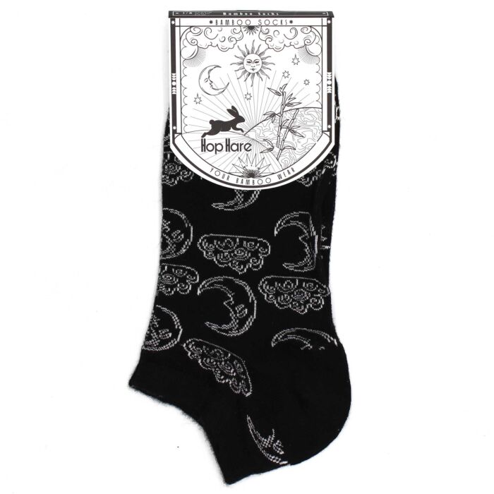 S/m Hop Hare Bamboo Socks Low (3.5-6.5) - Day And Night