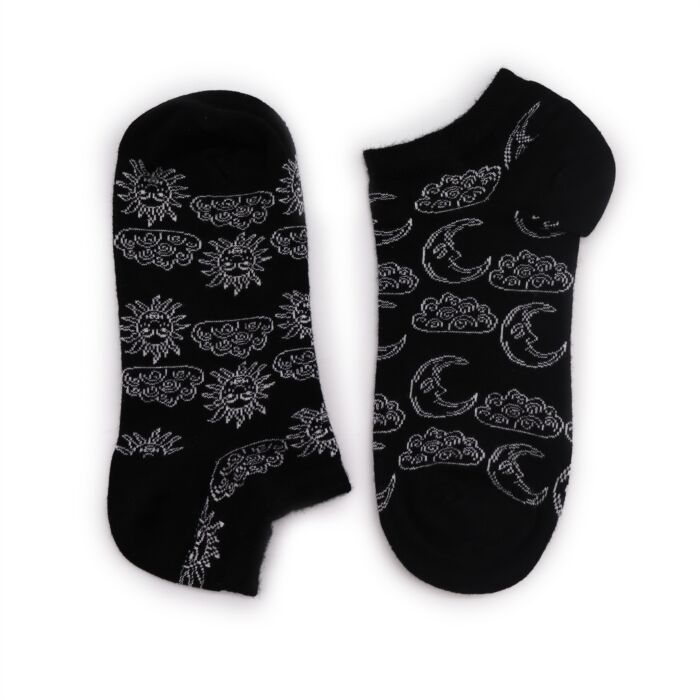 S/m Hop Hare Bamboo Socks Low (3.5-6.5) - Day And Night