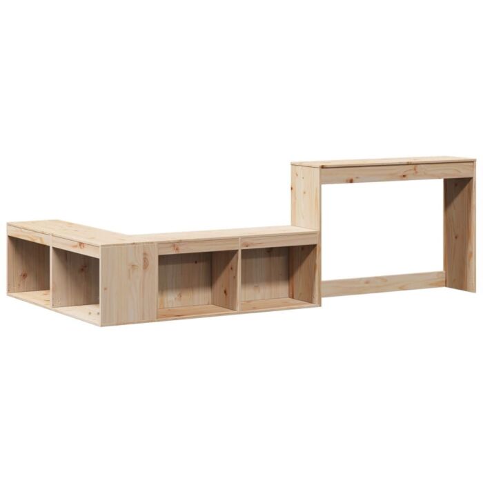 Vidaxl Bed Frame Without Mattress 90x200 Cm Solid Wood Pine