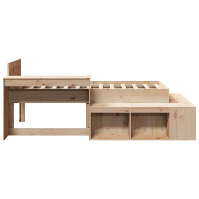 Vidaxl Bed Frame Without Mattress 90x200 Cm Solid Wood Pine