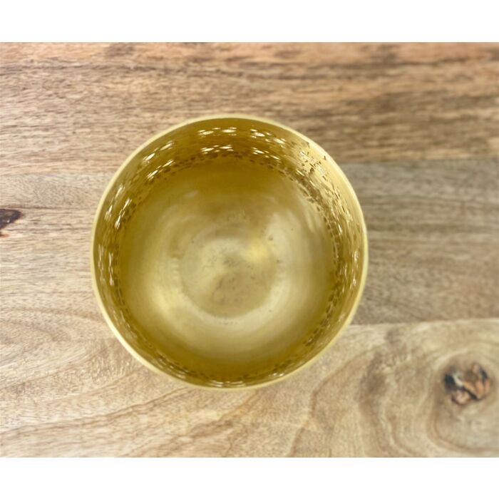 Small Gold Candle Pot 13.5cm