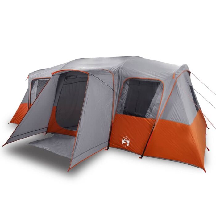 Vidaxl Family Tent Tunnel 16-person Grey Waterproof