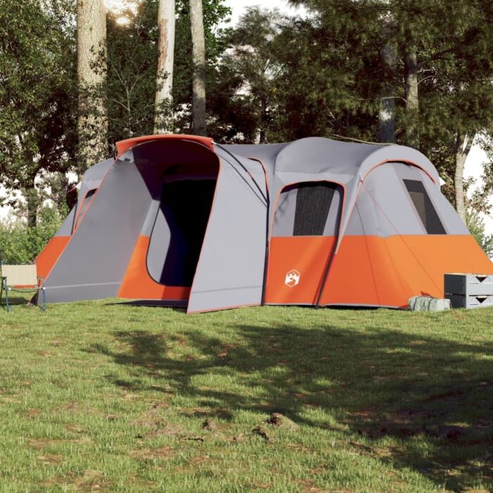 Vidaxl Family Tent Tunnel 16-person Grey Waterproof
