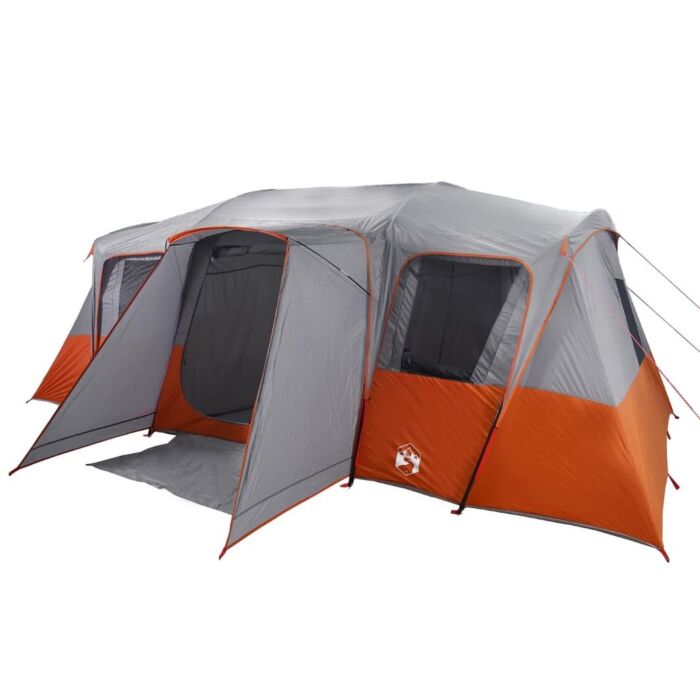Vidaxl Family Tent Tunnel 16-person Grey Waterproof