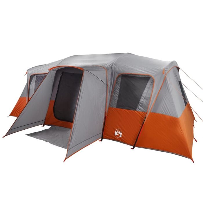 Vidaxl Family Tent Tunnel 16-person Grey Waterproof