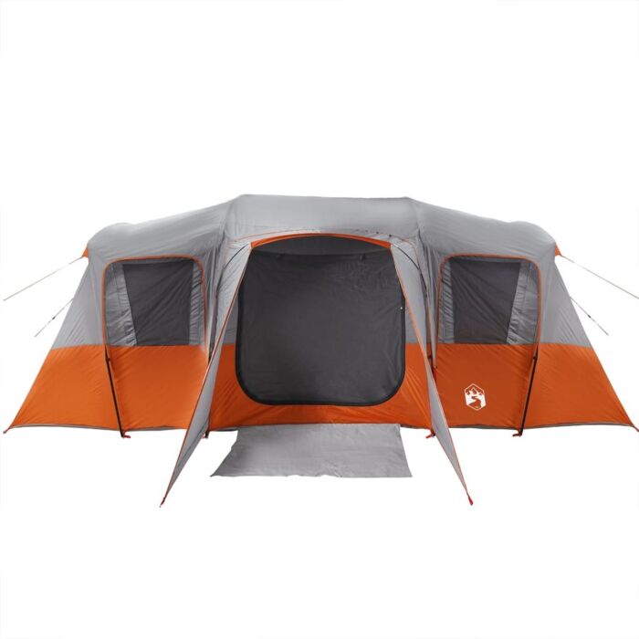 Vidaxl Family Tent Tunnel 16-person Grey Waterproof