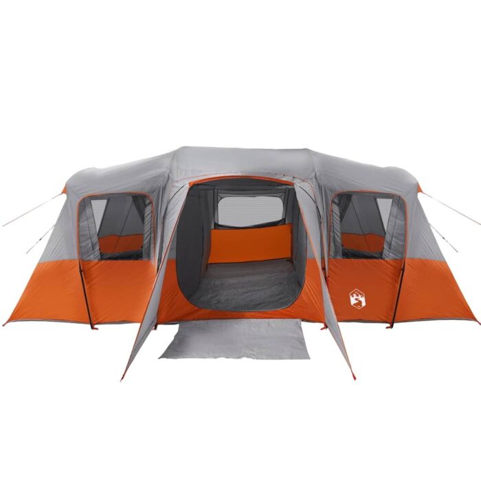 Vidaxl Family Tent Tunnel 16-person Grey Waterproof