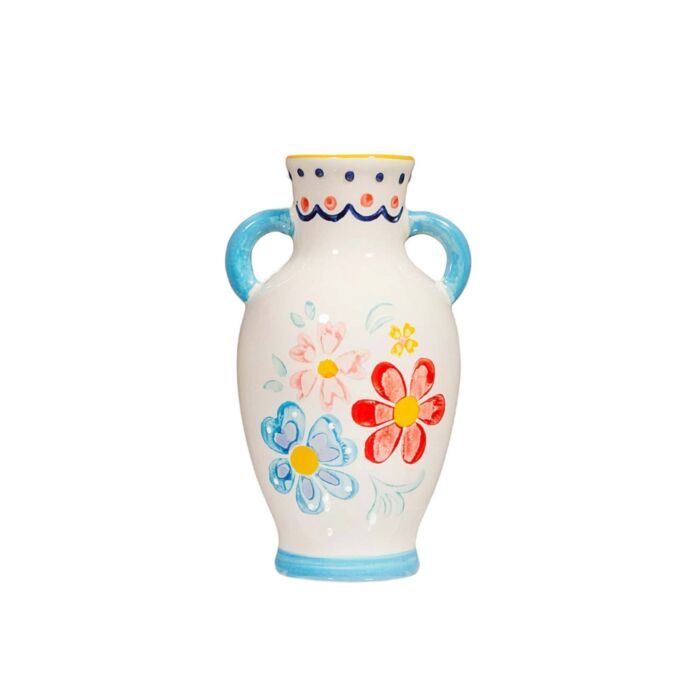 Folk Floral Small Vase